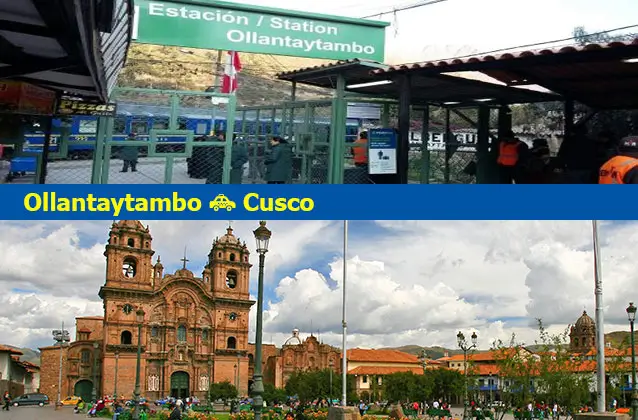Transporte de Ollantaytambo a Cusco